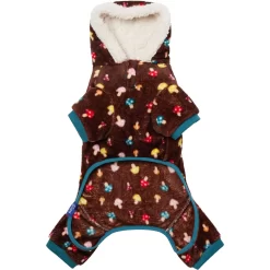 Frisco Cozy Plush Fleece Dog & Cat PJs, Mushrooms -Frisco Shop 718950 PT5. AC SS1800 V1692977078