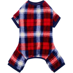 Frisco Cozy Plush Fleece Dog & Cat PJs, Plaid -Frisco Shop 719102 PT4. AC SS1800 V1692720278