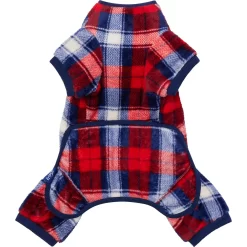 Frisco Cozy Plush Fleece Dog & Cat PJs, Plaid -Frisco Shop 719102 PT5. AC SS1800 V1692378398