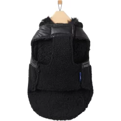 Frisco Medium Weight Faux Leather Dog & Cat Parka With Faux Fur Trimmed Hood, Black 12 Frisco Medium Weight Faux Leather Dog & Cat Parka With Faux Fur Trimmed Hood, Black -Frisco Shop 719798 PT4. AC SS1800 V1692978852
