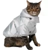 Frisco Heavy Weight Iridescent Quilted Dog & Cat Hooded Puffer Coat