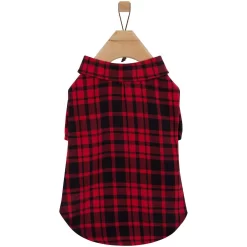Frisco Red Tartan Plaid Dog & Cat Flannel Shirt -Frisco Shop 720790 PT3. AC SS1800 V1693401059