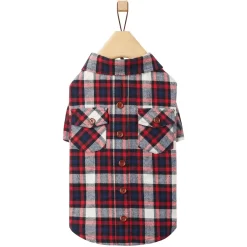 Frisco Red & Blue Plaid Dog & Cat Flannel Shirt -Frisco Shop 720838 PT3. AC SS1800 V1693401664