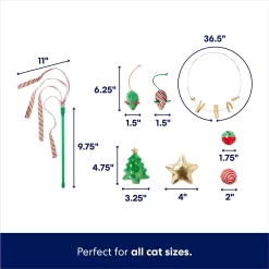 Frisco Holiday Cozy Christmas Sack Variety Pack Cat Toy With Catnip -Frisco Shop 740054 PT2. AC SS1800 V1695046483