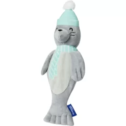 Frisco Holiday Interactive Flopping Seal Electronic Cat Toy With Catnip