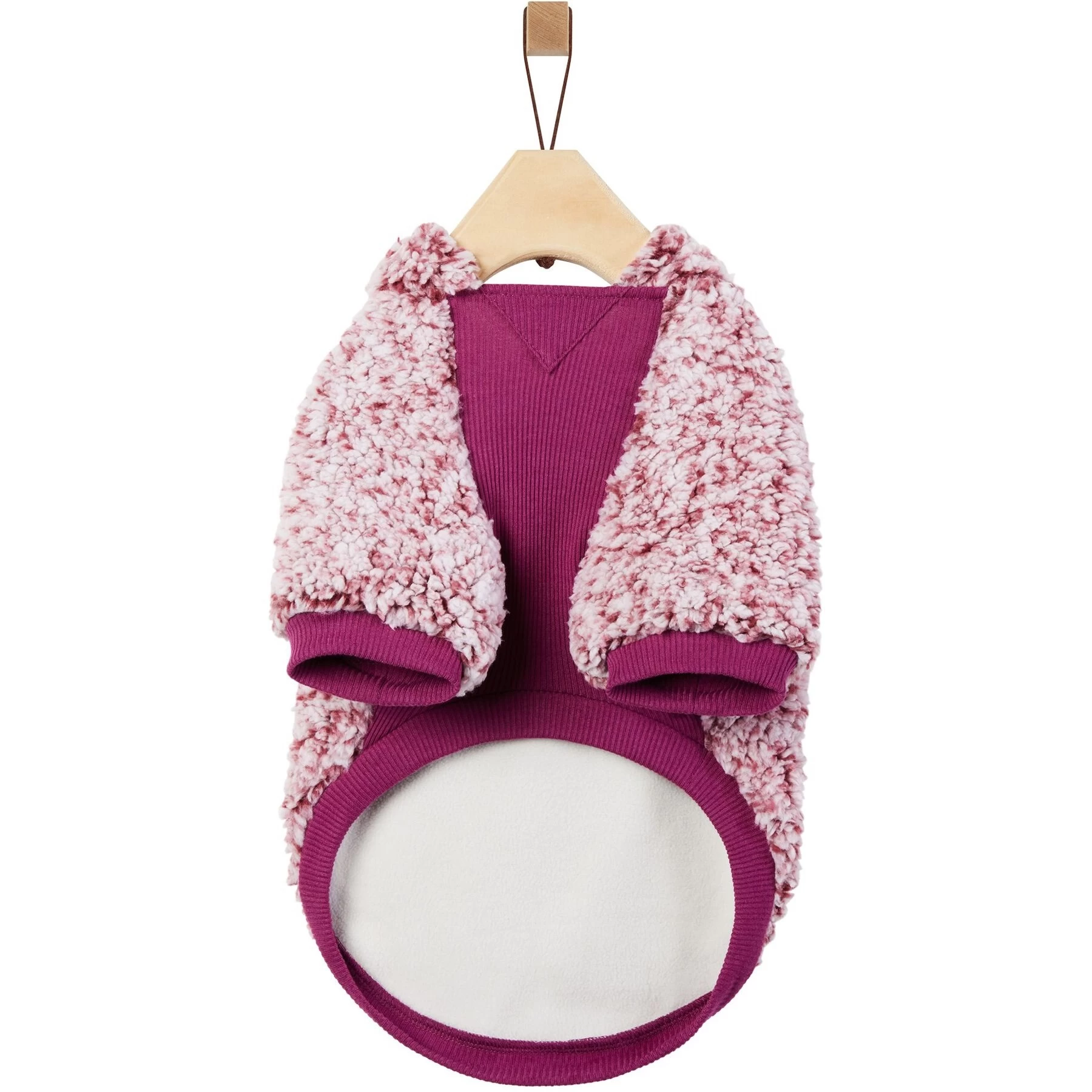 Frisco Textured Wubby 2-Tone Fleece Dog & Cat Hoodie 5 Frisco Textured Wubby 2-Tone Fleece Dog & Cat Hoodie - Image 5