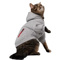 Frisco Sweatshirt Fleece Dog & Cat Hoodie With Sherpa Lining