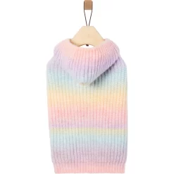 Frisco Soft Multi Stripe Ombre Dog & Cat Hooded Sweater -Frisco Shop 742838 PT3. AC SS1800 V1693233982