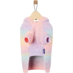 Frisco Soft Multi Stripe Ombre Dog & Cat Hooded Sweater -Frisco Shop 742838 PT4. AC SS1800 V1693233980