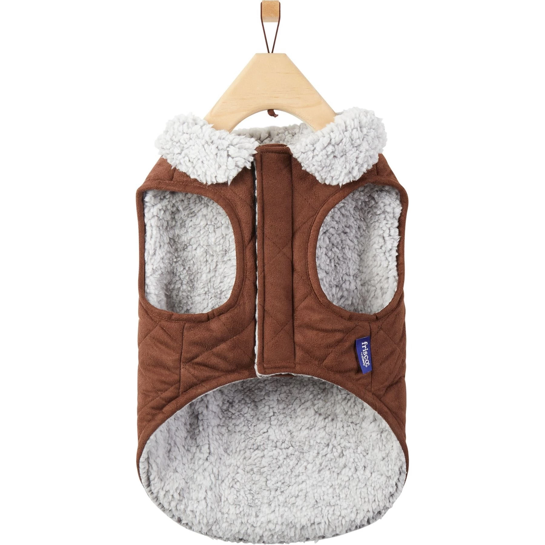 Frisco Medium Weight Quilted Dog & Cat Coat With Cozy Sherpa Lining 5 Frisco Medium Weight Quilted Dog & Cat Coat With Cozy Sherpa Lining - Image 5