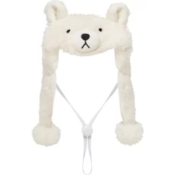 Frisco Plush Polar Bear Dog & Cat Hat -Frisco Shop 745614 PT3. AC SS1800 V1694801956