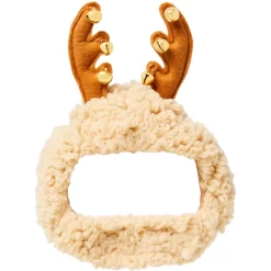 Frisco Sherpa Reindeer Dog & Cat Hat With Bells -Frisco Shop 745646 PT3. AC SS1800 V1694793503