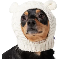 Frisco Polar Bear Sweater Knit Dog & Cat Hat -Frisco Shop 745742 PT2. AC SS1800 V1694793756