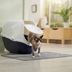 Frisco High Sided Cat Litter Box, Extra Large & Frisco Rectangular Cat Litter Mat -Frisco Shop 933398 PT8. AC SS1800 V1692303236