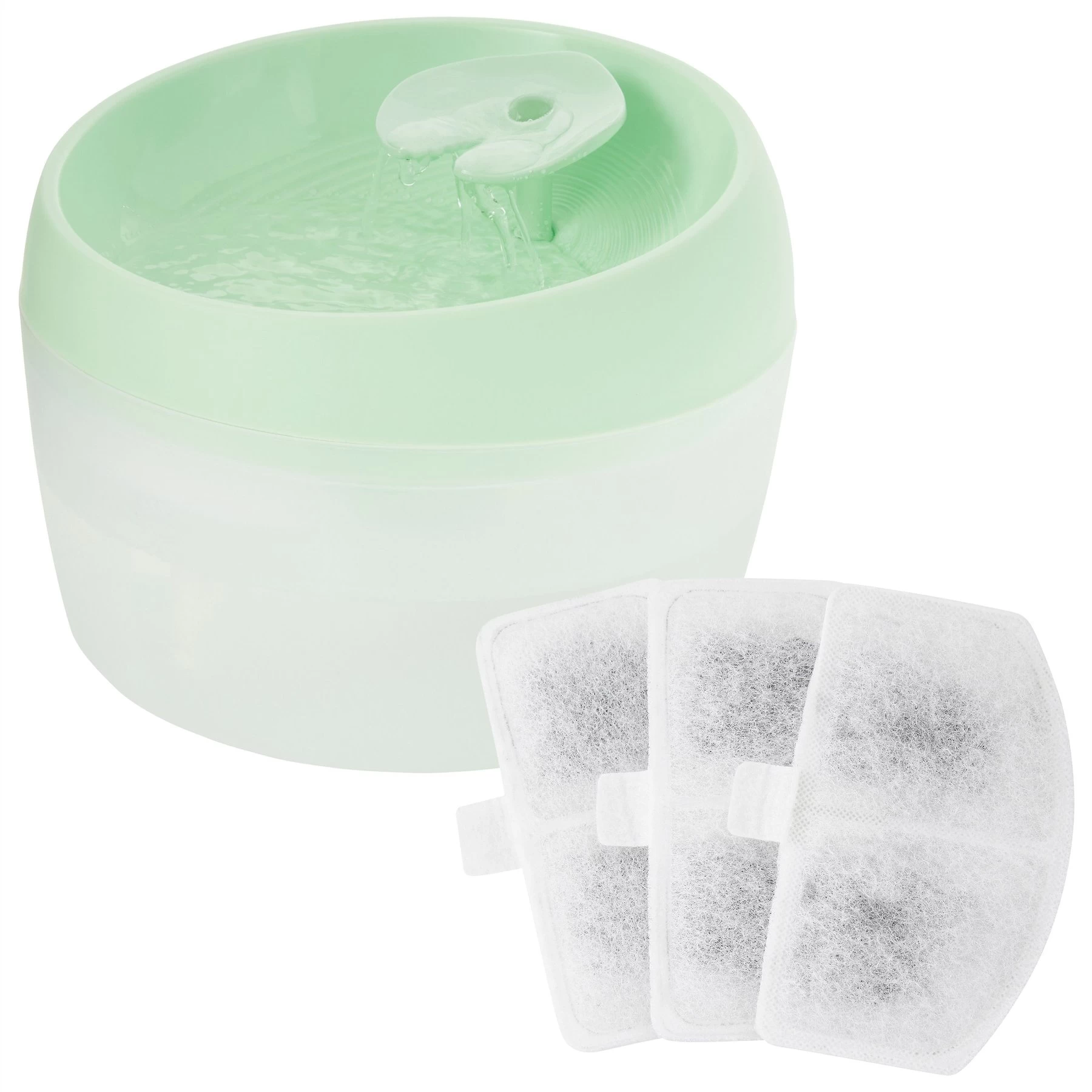 Frisco Whimsical Leaf Round Dog & Cat Fountain & Frisco Pet Fountain Replacement Filters 1 Frisco Whimsical Leaf Round Dog & Cat Fountain & Frisco Pet Fountain Replacement Filters