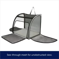 Frisco Travel Safety Dog & Cat Carrier & Pet Fit For Life Collapsible Portable Litter Box With Collapsible Bowl -Frisco Shop 947670 PT2. AC SS1800 V1693925085