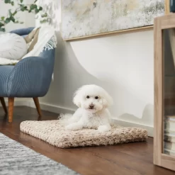 Frisco Double Door Furniture Style Dog Crate, Black & Frisco Swirl Dog Crate Mat -Frisco Shop 947710 PT5. AC SS1800 V1693921603