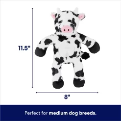 Frisco Monkey Plush With Rope Squeaky Dog Toy & Frisco Cow Plush With Inside Rope Squeaky Dog Toy -Frisco Shop 961998 PT6. AC SS1800 V1694784008