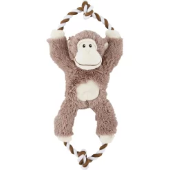 Frisco Fetch Colorful Ball Knot Rope Dog Toy & Frisco Monkey Plush With Rope Squeaky Dog Toy -Frisco Shop 962014 PT4. AC SS1800 V1694784008