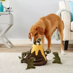 Frisco Volcano Hide & Seek Puzzle Plush Squeaky Dog Toy & Frisco Trash Can & Raccoons Hide & Seek Puzzle Plush Squeaky Dog Toy -Frisco Shop 962054 PT4. AC SS1800 V1694783953