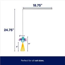 Frisco Fabric Teaser Wand Cat Toy & Frisco Bird With Feathers Teaser Wand Cat Toy With Catnip -Frisco Shop 962094 PT6. AC SS1800 V1694782977