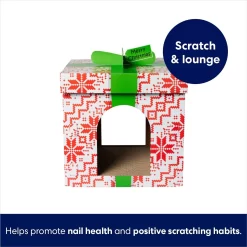 Frisco Holiday Gift Box Cardboard Cat House & Frisco Holiday Santa's Workshop Cardboard Cat House -Frisco Shop 986158 PT3. AC SS1800 V1698257848