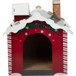 Frisco Holiday Gift Box Cardboard Cat House & Frisco Holiday Santa's Workshop Cardboard Cat House -Frisco Shop 986158 PT7. AC SS1800 V1698258405